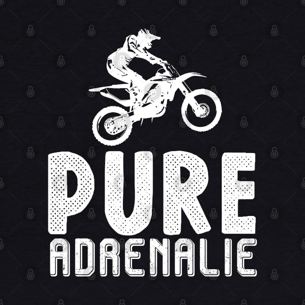 Motocross Bike Motorcycle Pure Adrenaline by Little Treasures